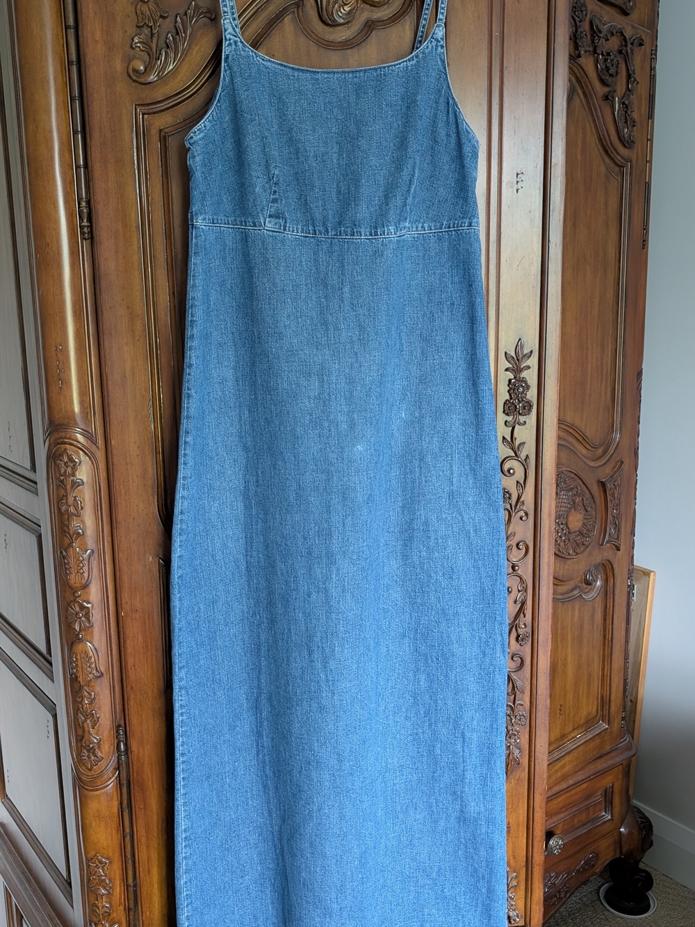 GAP Denim Maxi Dress